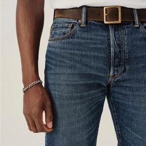 Buck Mason Slim Blue Jeans Classic Denim Style